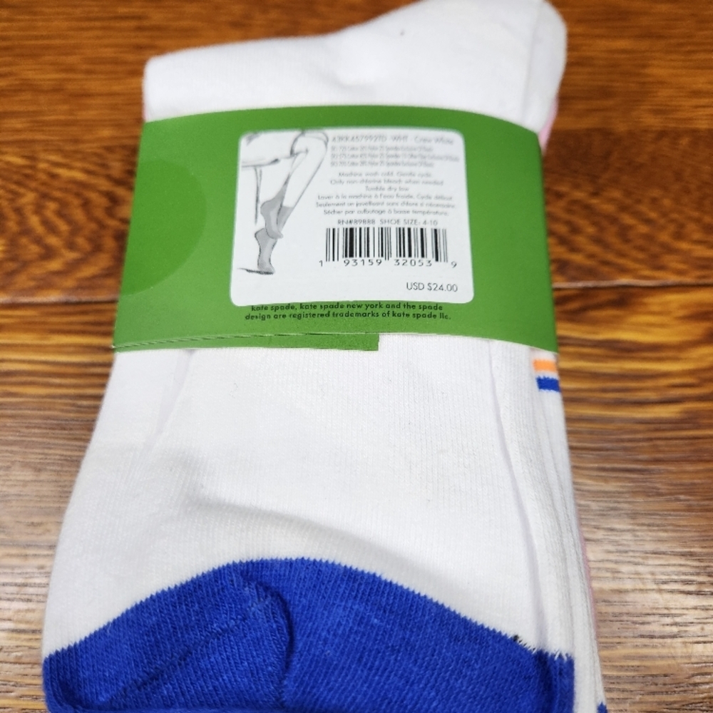 Kate Spade Spicy 3 pack crew socks - Picture 4 of 5